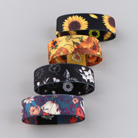 Bracelet personnalisé avec logo, impression par sublimation, 1 pouce, bracelet extensible/bracelet élastique RFID