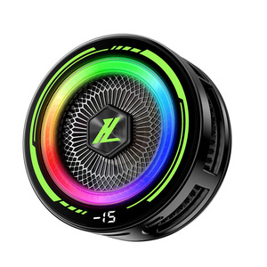 Hz05 Mobile Phone Cooler Liquid Cooling Ai Temperature Control Universal For Phones And Tablets With Led Light - Product Image 5