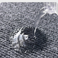 Dalles de moquette modernes de luxe en polyester, fabriquées à la machine, amovibles pour la maison, la salle de bain, la cuisine, l'hôtel