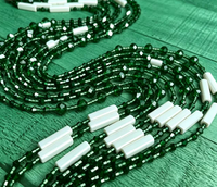 Kalung Manik Pinggang Afrika Terbaru 2026, Rantai Tubuh Warna-warni, Rantai Pinggang Kristal, Tali Katun, Rantai Pinggang Gaya Bohemian