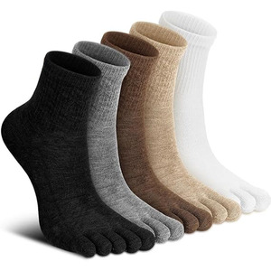 Merino <strong>Wool</strong> Five Toe <strong>Socks</strong> for Men and Women - Product Image 2