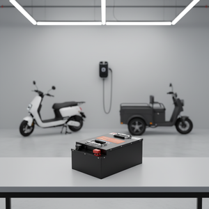 Baterai Lithium LFP 64V Lifepo4 Paket Baterai Isi Ulang 60V 50ah Baterai Li-ion untuk Kendaraan Listrik Roda Dua Roda Tiga - Product Image 2