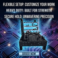 Table de soudage professionnelle en fonte modulaire robuste, nouvelle fabrication métallique 3D personnalisée pour stations de soudage