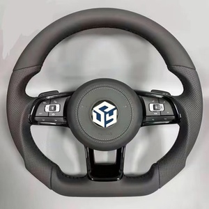 Volant en fibre de carbone pour Volkswagen Polo gti Scirocco GTS GTE GLI R-Line <span class=keywords><strong>Golf</strong></span> 6 Mk4 Mk5 Mk7 <span class=keywords><strong>GTD</strong></span> CC Polo jetta passat - Product Image 5