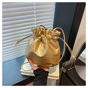 <span class=keywords><strong>Sac</strong></span> à bandoulière chic et élégant, décontracté avec cordon de serrage, grande capacité, collection automne/hiver 2026, <span class=keywords><strong>sac</strong></span> bandoulière, <span class=keywords><strong>sac</strong></span> à main - Product Image 3