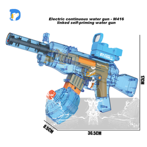 916 elettrica a fuoco continuo pistola ad acqua automatica per bambini PP materiale manuale elettronica calda estate giocattolo per i ragazzi - Product Image 3