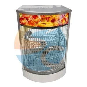 Controsoffitto scaldabagno vetrine per Pizza commerciale forno riscaldato in acciaio inox pasticceria calda ristorante - Product Image 4