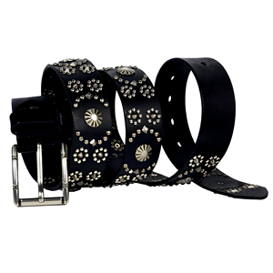 <span class=keywords><strong>Ceinture</strong></span> en cuir pleine fleur de 150 cm pour homme, design punk élégant avec rivets, <span class=keywords><strong>boucle</strong></span> en alliage, polyvalente et extra-longue, grandes tailles - Product Image 2