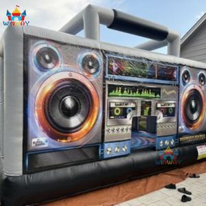 Château gonflable en PVC WINWAYTOYS, nouveau design 2025, 4x7m ou taille personnalisée, 6 à 10 passagers, à louer - Product Image 5