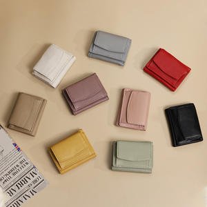 2024 PU cuir Mini porte-monnaie dames motif multicolore Mini argent poche sac à main pour femme femme court <span class=keywords><strong>portefeuille</strong></span> filles - Product Image 6