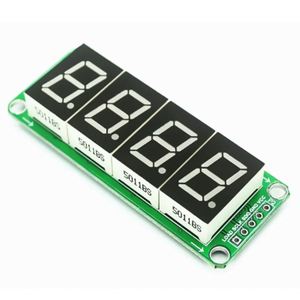 Módulo de Pantalla Digital de Tubo de 2-4 Segmentos con Controlador Estático 74HC595, Serie de Luz Roja de 0.5 Pulgadas y 3/4 Dígitos - Product Image 6