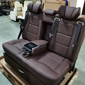 2021 china electric adjustable car seat triple seat rear bench sofa bed for Mercedes Benz vito seats