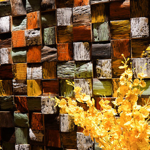 <span class=keywords><strong>Paneles</strong></span> de Madera de Nogal Negro Sólido de Lujo, Mosaico 3D Cuadrado, Tamaño Personalizado para Pared de TV, Comedor, Decoración de Interiores de Diseño para el Hogar - Product Image 2