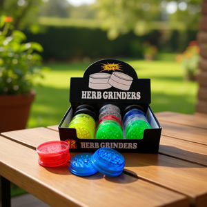 <b>Herb</b> <b>Grinders</b> 12 Pc Set Colorful Plastic 4 Piece <b>Herb</b> <b>Grinder</b> For Smoking Accessories - Product Image 3