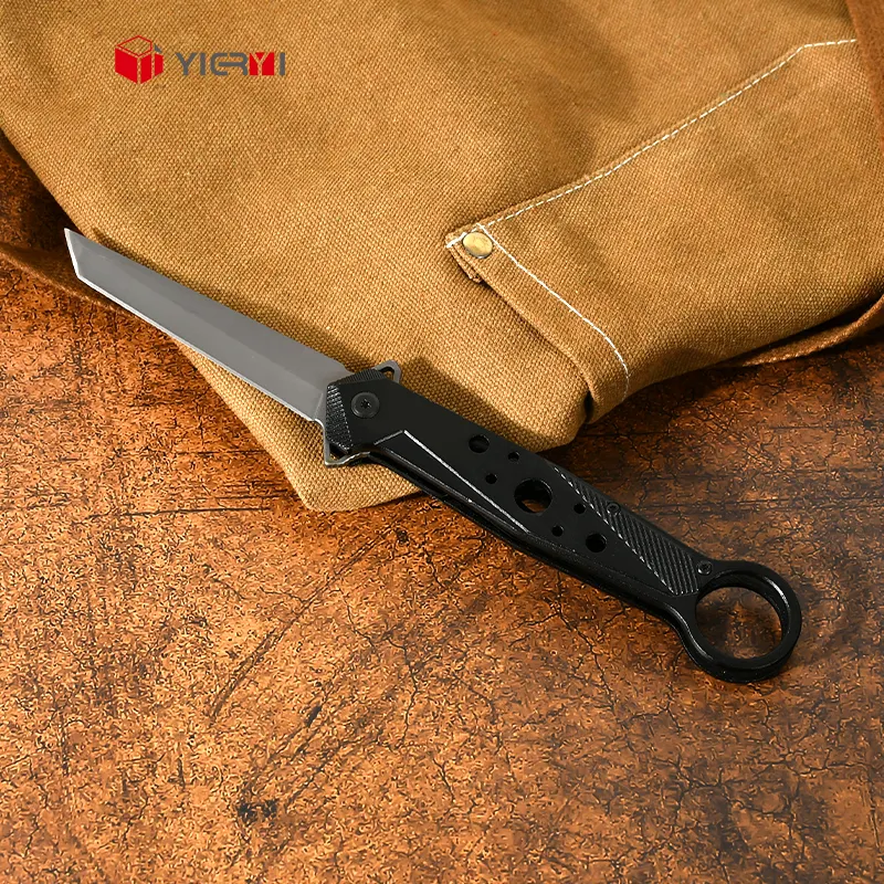 Camping Tools Outdoor Pocket Knife Tactical Knife Stainless Steel Hunting Survival Folding Knife With Free Logo