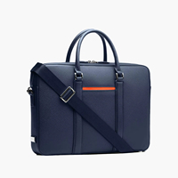 Sac fourre-tout en cuir pour ordinateur portable, mallette de voyage et de travail haut de gamme, personnalisable avec logo, pour hommes et femmes