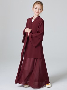 <span class=keywords><strong>Fille</strong></span> Dreases Dubai 2024 <span class=keywords><strong>Abaya</strong></span> le Moyen-Orient Long Chiffon Cardigan <span class=keywords><strong>Fille</strong></span> Vêtements Robe Jolie Robe - Product Image 4