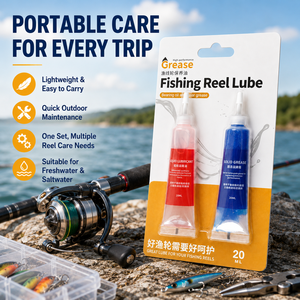 Kit de lubrification pour moulinet de pêche, résistant à la corrosion, étanche et à réduction de bruit, pour tous les équipements de pêche en mer - Product Image 1