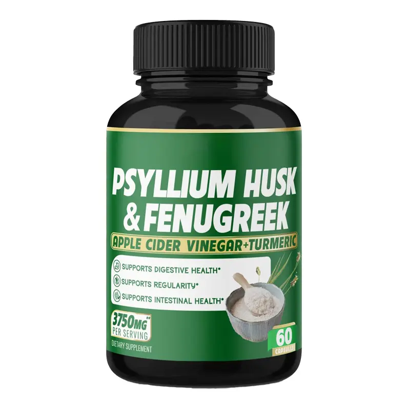 Oem nhãn hiệu riêng Psyllium trấu Softgels đường ruột sức khỏe hỗ trợ hữu cơ thảo dược thêm hệ thống tiêu hóa