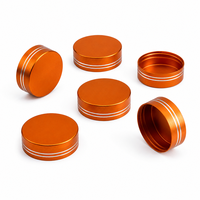 Bouchon à vis rond lisse de 43 mm à filetage fin, ajustement serré, durable, réutilisable, en vrac, pour pot d'onguent, emballage médical