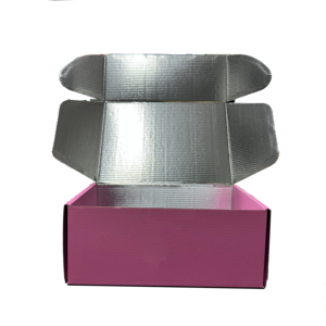 Thực phẩm tươi sống cách điện hộp bưu phẩm thực phẩm đông lạnh chuỗi nhôm lá cách điện vận chuyển hộp cho sô cô la cupcake vận chuyển - Product Image 1