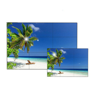 Mur vidéo LCD 4K 3x3 de 43/49/55 pouces à épissure transparente pour affichage publicitaire intérieur/extérieur, centres commerciaux et fond de scène (SDK inclus) - Product Image 2