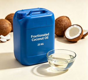 Aceite de Coco Fraccionado Destilado al Vapor 100% Puro de Semillas de Fábrica con 43 Años de Experiencia, Calidad Premium, a Granel para Ingredientes Cosméticos - Product Image 1