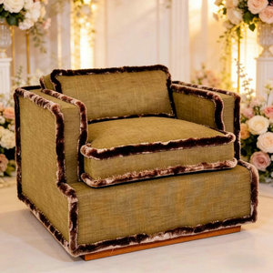 Poltrona da Salotto in Stile Smoking di Lusso, Sedia da Conversazione <span class=keywords><strong>per</strong></span> Camere d'Albergo a 5 Stelle e Divano da Reception in Vendita - Product Image 6