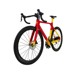 Vélo <span class=keywords><strong>de</strong></span> Route 16 Vitesses en Fibre <span class=keywords><strong>de</strong></span> Carbone, Vélo <span class=keywords><strong>de</strong></span> <span class=keywords><strong>Course</strong></span> avec <span class=keywords><strong>Guidon</strong></span> Intégré et Frein à Disque, Vélo <span class=keywords><strong>de</strong></span> Route pour Adulte - Product Image 1