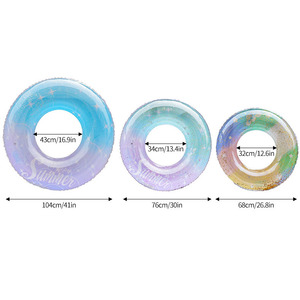 adultos cama flotante de agua de malla hamaca, tumbona, colchón de aire de bandeja, <span class=keywords><strong>flotador</strong></span> de piscina inflable para bebés 2024 - Product Image 2