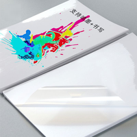 20 feuilles 8,5x11 pour impression jet d'encre, autocollants en vinyle transparent, film de transparence pour jet d'encre