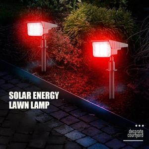 Lámpara de Pared LED Solar para Jardín, Césped, Parque y Lámpara de Proyección con Enchufe para Suelo y Árboles para Paisajismo Exterior - Product Image 5
