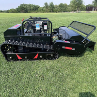 Tondeuse robot chenillée télécommandée à moteur diesel/essence CE EURO 5 fabriquée en Chine en promotion