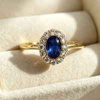 Bague personnalisée en argent sterling 925, 4 mm * 6 mm, pierres précieuses naturelles variées, plusieurs couleurs disponibles, fabricant de bijoux pour marques