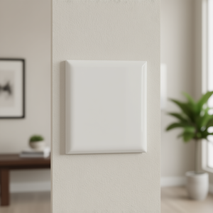 Placa de pared con interruptor basculante de 2 posiciones, color blanco, 4.57 x 4.53 pulgadas, cubierta de plástico para uso en tomacorrientes eléctricos - Product Image 2