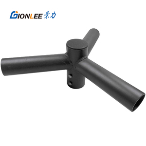 Vòng ánh sáng cực Top tenon Adapter với 120 ° cánh tay ngang cho 3 LED bãi đậu xe shoebox đồ đạc - Product Image 3