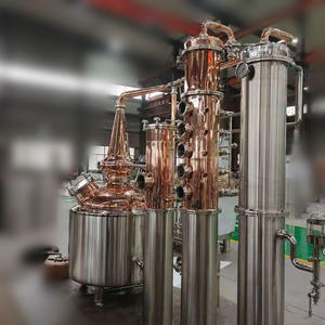 Machine d'extraction d'extracteur de vin spiritueux distillé sous vide de plantes naturelles industrielles 1000L à vendre unité de distillation simple - Product Image 4