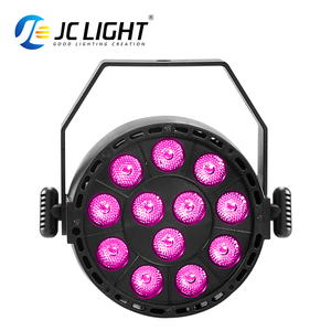 Jc Mini 12Pcs LED Par Ánh Sáng Nhà Máy Giá Rẻ 12 Đèn LED Par Hiệu Ứng Sân Khấu Ánh Sáng <span class=keywords><strong>DMX</strong></span> RGB 3in1 LED Par Có Thể Đèn Sân Khấu - Product Image 2