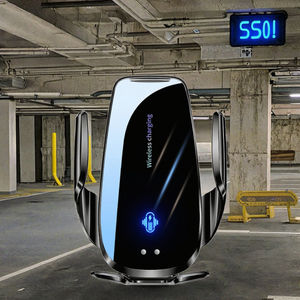 Nouveau support de téléphone de voiture avec charge sans fil 15W, fixation sur grille d'aération, capteur automatique, en matériau PC+ABS - Product Image 3