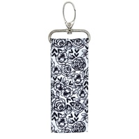 Pochette à rouge à lèvres moderne et écologique avec porte-clés, style féminin, sac d'accessoires de beauté portable à ouverture facile