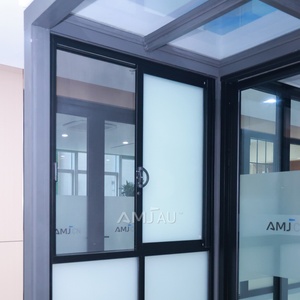 Fenêtres et portes à double vitrage écoénergétiques AMJ AS2047, services locaux, design de fenêtre <span class=keywords><strong>coulissante</strong></span> en aluminium - Product Image 3