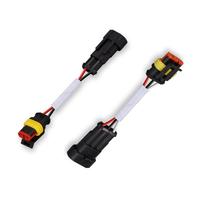Set Konektor Tahan Air Superseal 2 3 4 Pin Silikon Tertutup untuk Sepeda Motor, Kapal, ATV