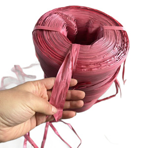 Cuerda de PP Roja para Empacar, 5-8 mm de Diámetro, Flexible, para Empaque de Vegetales, Capa Única, 3 Pulgadas de Diámetro Exterior - Product Image 4