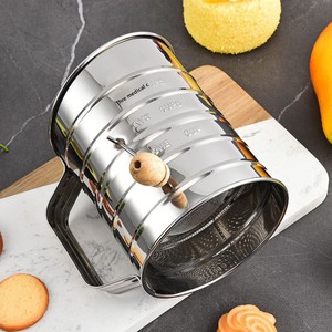 Cross-border Hot Selling Handheld Stainless Steel <b>Flour</b> & Sugar Sifter Multi-function Food Contact Safe - Product Image 3