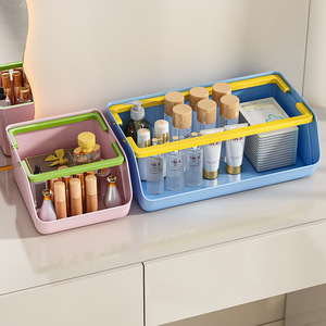 Storage Basket Portable Stackable Rectangle Multi Functional For Household Desktop Organizing - Product Image 2