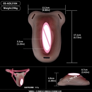 FAAK - Tanga de Silicona Realista con Vagina Suave para Esconder el Pene, Tanga de Silicona Súper Suave para Transgénero y Travesti - Product Image 2