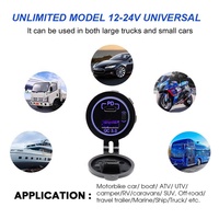Nouveau Port USB de charge rapide 12V 24V Type C PD QC3.0 Prises de chargeur de voiture avec bouton de commutation marche-arrêt