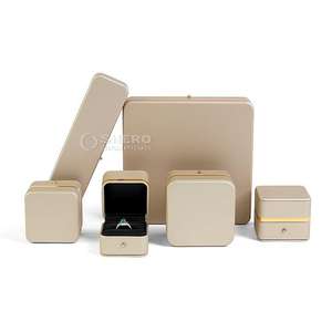 Green Brown Red Luxury PU <b>Leather</b> Rectangle Velvet Lining Vintage-Modern Design <b>Jewelry</b> Box - Product Image 6