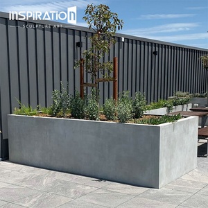 INSpiration GRC plantadores fabricante personalizado al aire libre grande moderno hormigón GRC enorme maceta <span class=keywords><strong>de</strong></span> árbol - Product Image 2