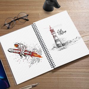 Personaliza tus ideas: Cuadernos espirales personalizables con cubiertas de PP duraderas y opciones de tamaño prácticas (A4, A5, B5) - Product Image 5
